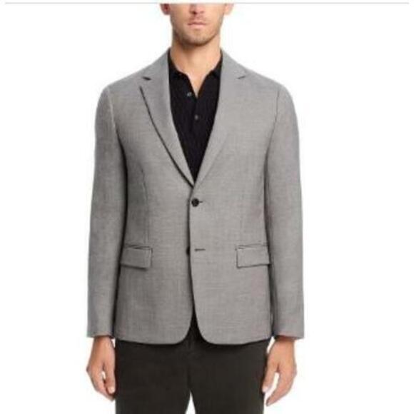 Theory Men's Gray Clinton Hopsack Wool Sport Coat 40 RTL: $595.00
